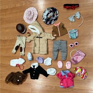 Our Generation / American Girl Doll type Accessories and clothes lot